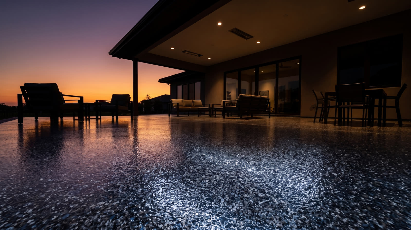 Patio — Covered patios and outdoor slabs — UV-stable, weather-ready.